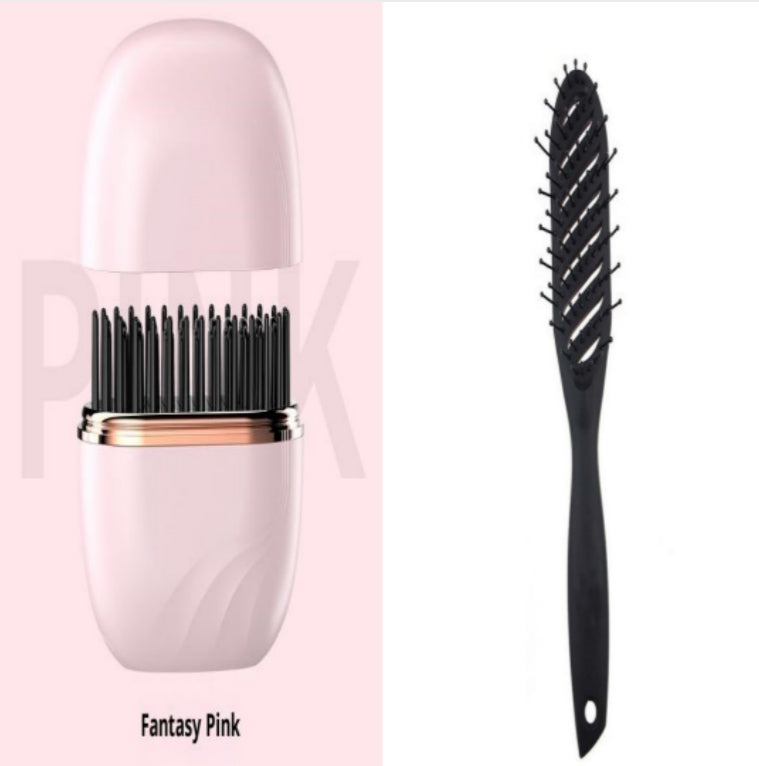 Mini Hair Straightening Comb Wireless Charging