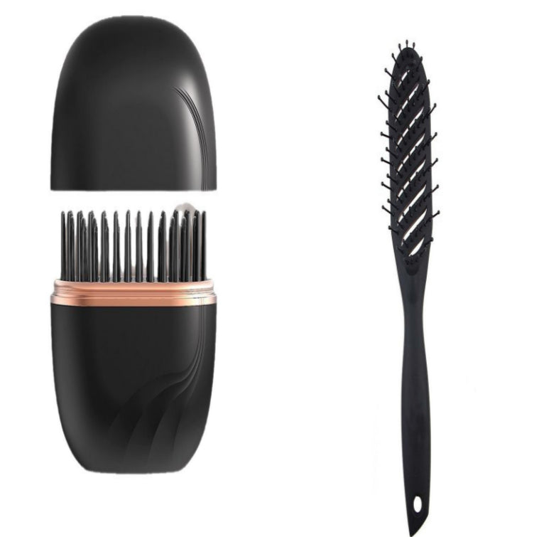 Mini Hair Straightening Comb Wireless Charging