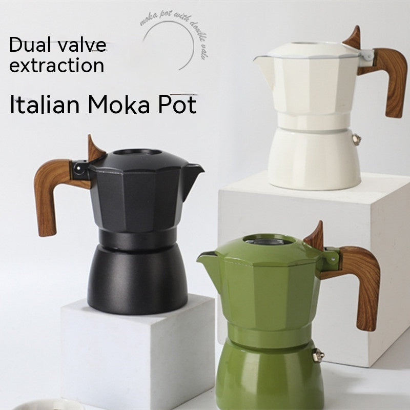 Double Valve Moka Pot Espresso